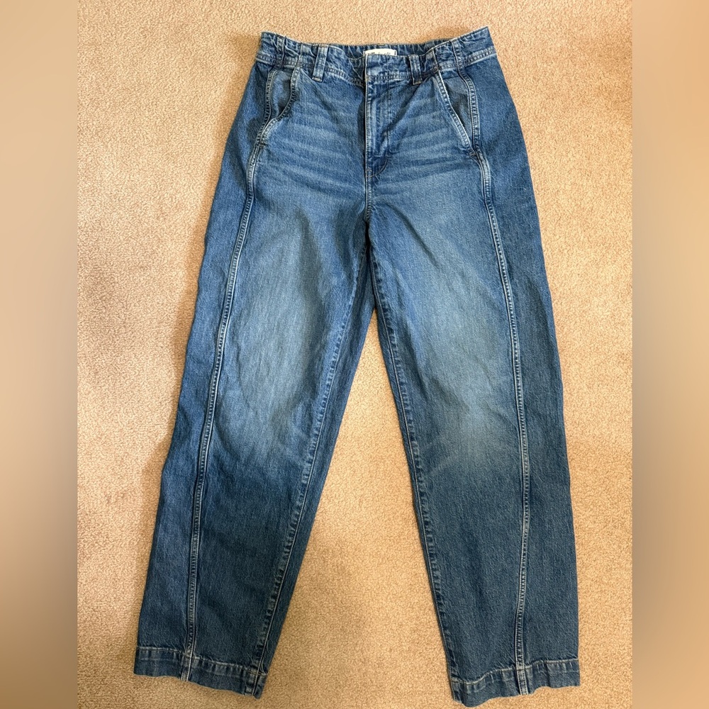 Madewell Women’s Tapered Denim Trousers Jeans